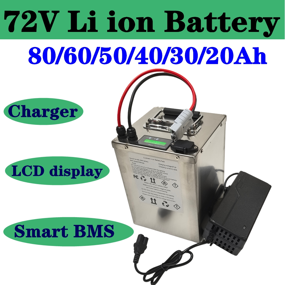 72V 40Ah Lifepo4 Battery Pack - 20S 72V 20Ah 30Ah 40Ah 50Ah