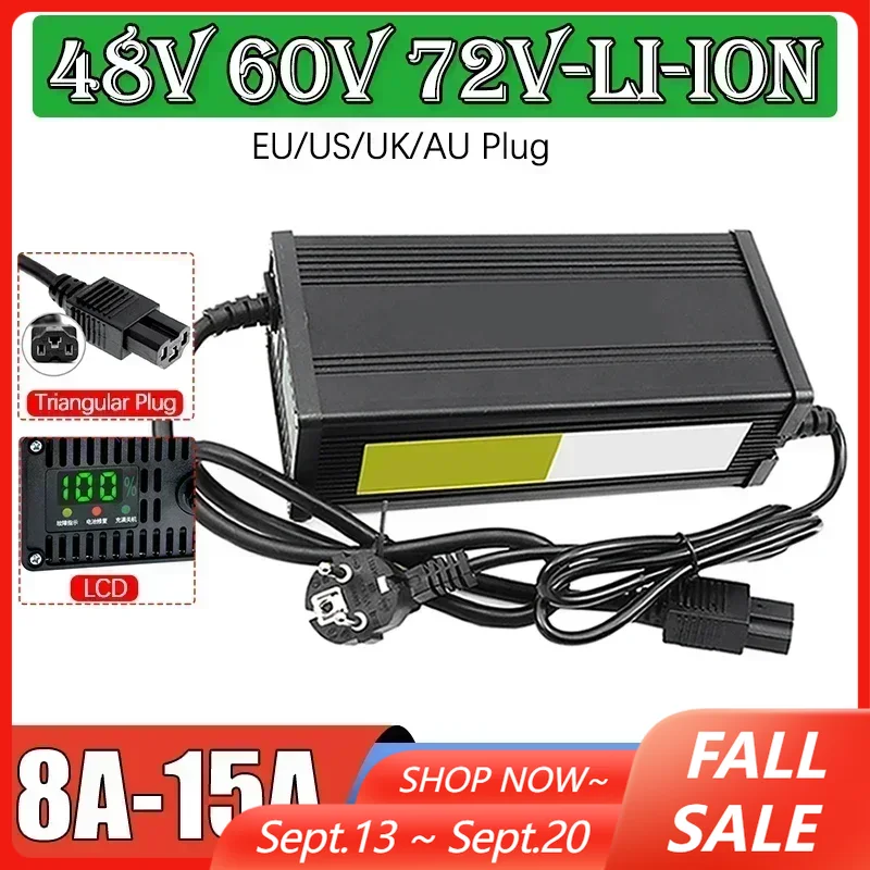 72V 15A Fast Charger - 48V 60V 72V Elektrikli Araç Lityum