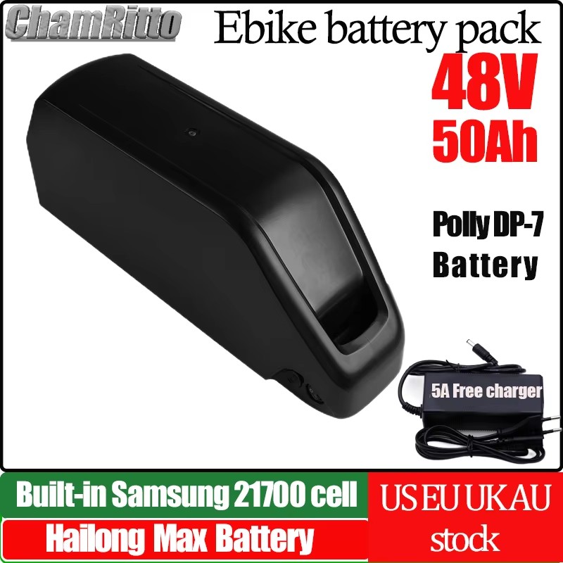 72V 50Ah 21700 Lithium Battery - E Bisiklet Hailong chamrider pil 48v