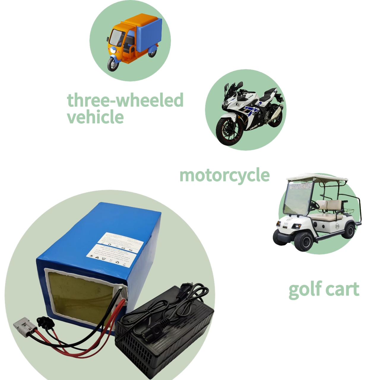 Traktör Golf Arabası İki Teker - 72V 40Ah Lifepo4 Battery Pack incelemesi ve fiyatı