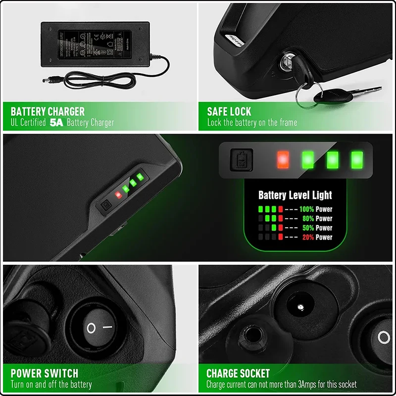 Hailong Elektrikli Bisiklet 36 - 72V 50Ah 21700 Lithium Battery incelemesi ve fiyatı