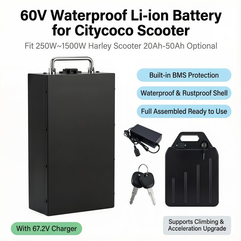 Hızlı Değiştirilebilir 60V Lit - 60V 50Ah Electric Scooter Battery incelemesi ve fiyatı