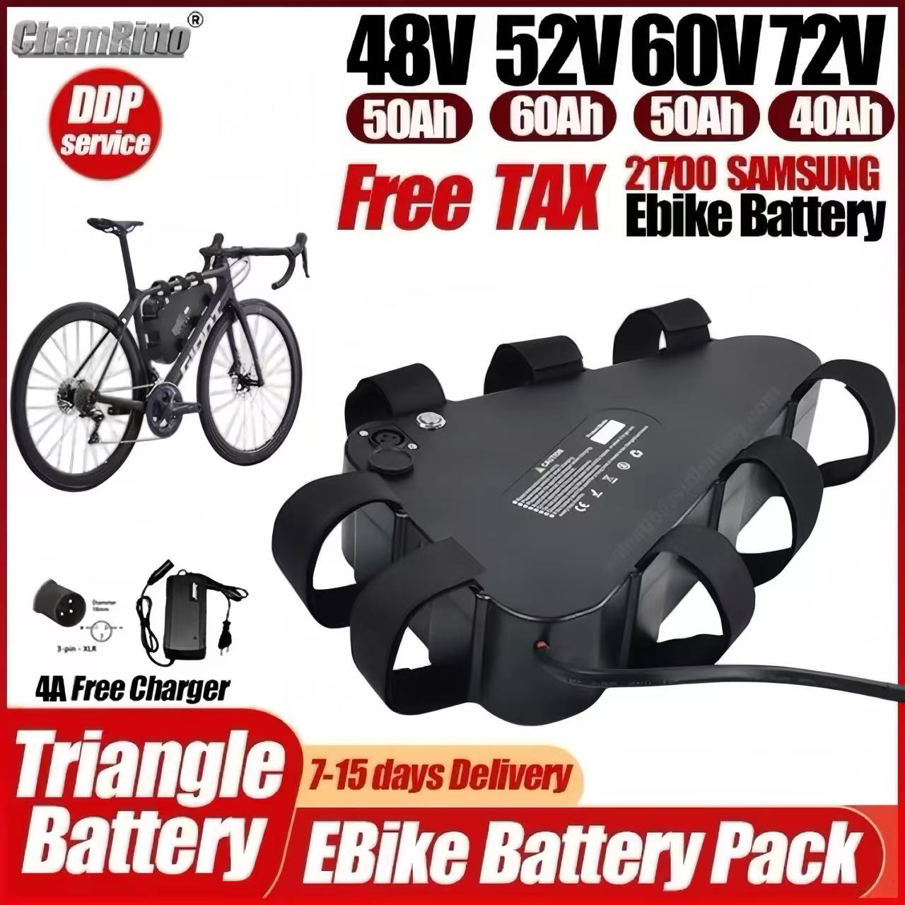 36v 48v 52v 60v 72v Elektrikli - 72V 50Ah 21700 Lithium Battery incelemesi ve fiyatı