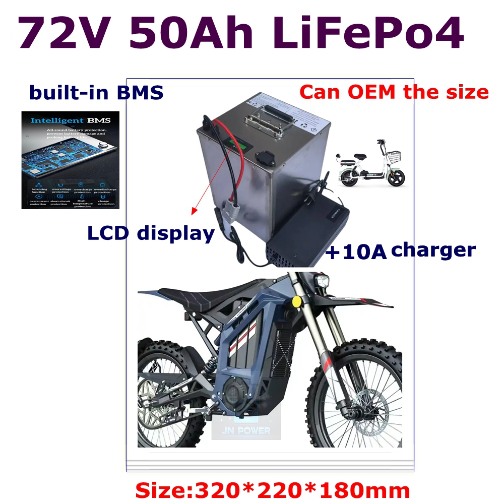 JN-24S 72V 50Ah lifepo4 lityum - 72V 40Ah Lifepo4 Battery Pack incelemesi ve fiyatı