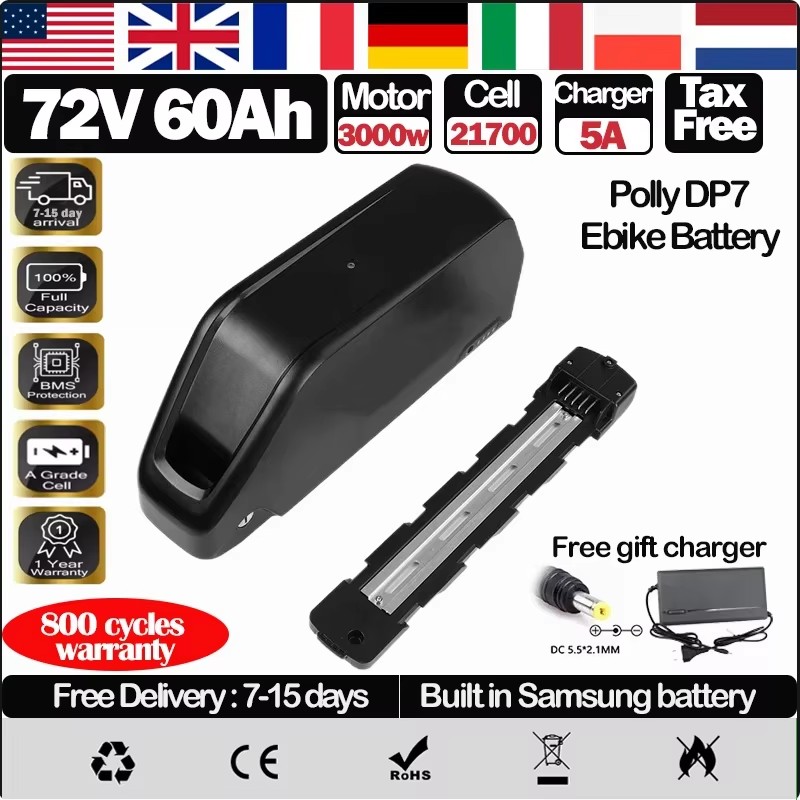 21700 72v60ah EBike Pil Downtu - 72V 50Ah 21700 Lithium Battery incelemesi ve fiyatı